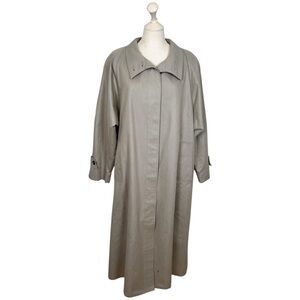 London Fog Women's Vintage Taupe Trench Coat